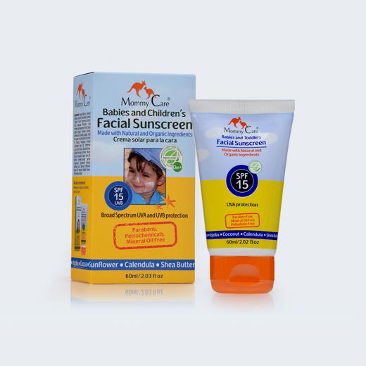 Protector Solar Facial Natural y Orgánico para Bebés