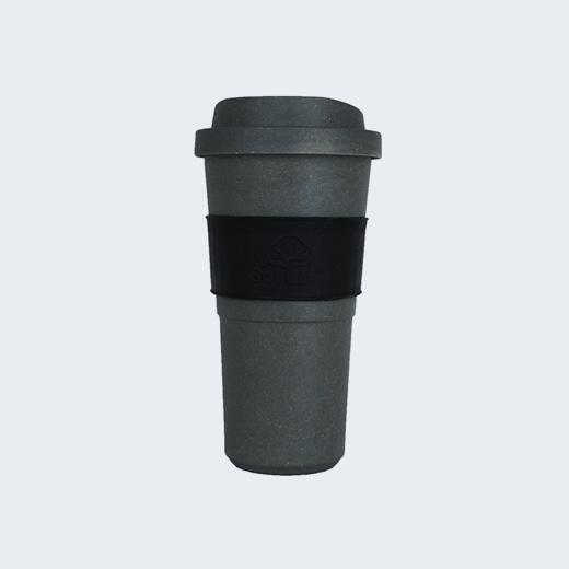 Vaso Reutilizable de Bambú con Tapa de 590 ml